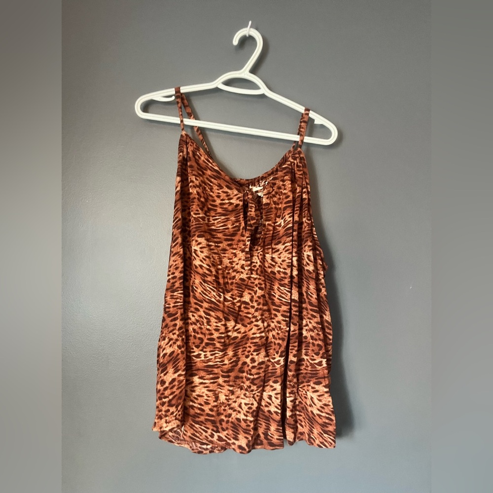 Torrid Festi Brown Animal Print Camisole